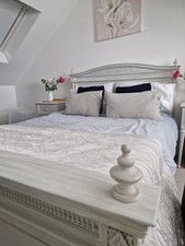 House of Fraser "Heather" Double Bed, 2 X Bedside Tables And 3 Drawer Chest