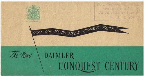 Daimler conquest century 100hp - daimler,