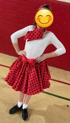 Custom dance costume 10 yr - custom,