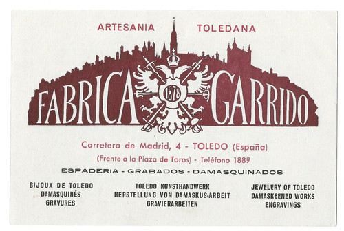 Vintage toledo spain city - toledo,