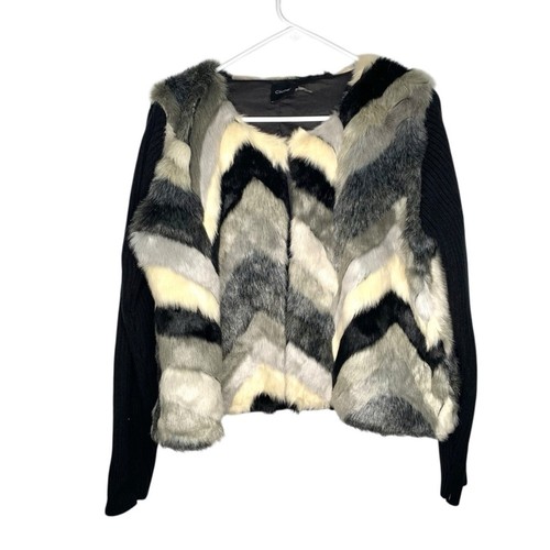 Cliche faux fur - cliche, black