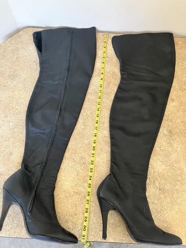 Leather thigh high - , size