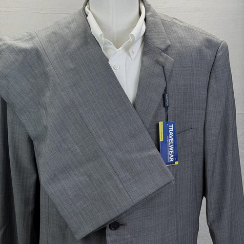 Nautica suit mens long - suit, gray