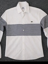 Lacoste White Stripe Panel