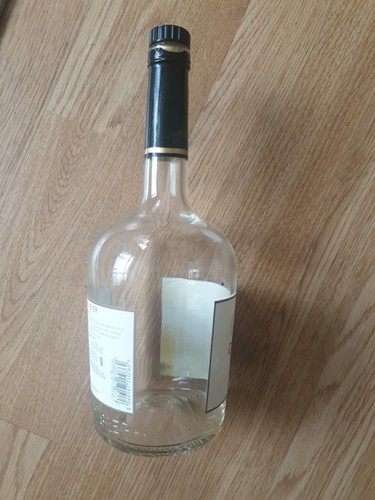 Litre empty brandy bottle - litre,
