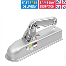 Heavy Duty 50mm Trailer Towing Hitch - Coupling Tow Bar Ball Draw Pressed Steel