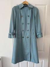 Long Burberry Mac Trench Coat