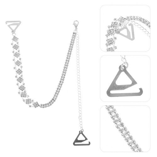 2pcs rhinestone bra straps - 2pcs,