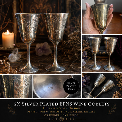 Pair epns silver - silver, plated