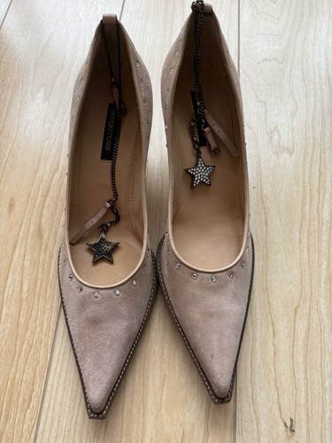 Sergio rossi nude leather - nude, and