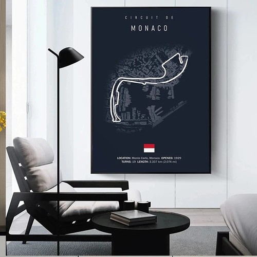 Track canvas poster - track,