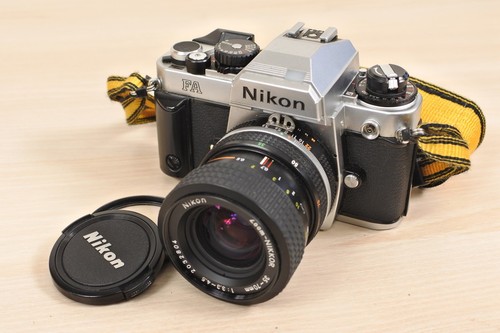 Nikon 35mm film camera with - nikon,