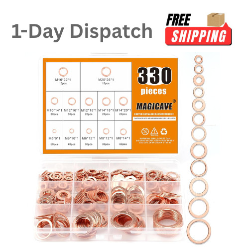 Magicave 330pcs copper washers - magicave,