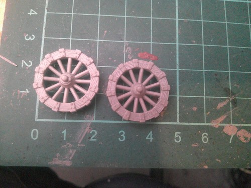 Spoked wheels plastic - (12),
