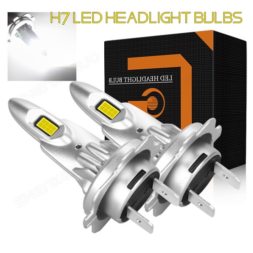Led xenon white bulbs - h7,