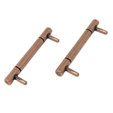 Kitchen Door Pair of  Decorative Hinges Modern Antique Copper With Screw Holes