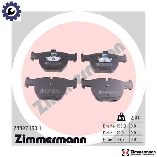 Brake pad set - set,