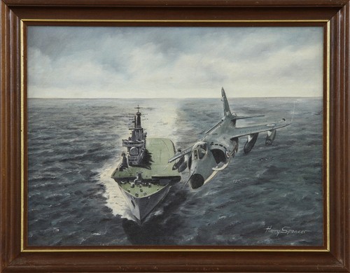 Oil board harry spencer - by,