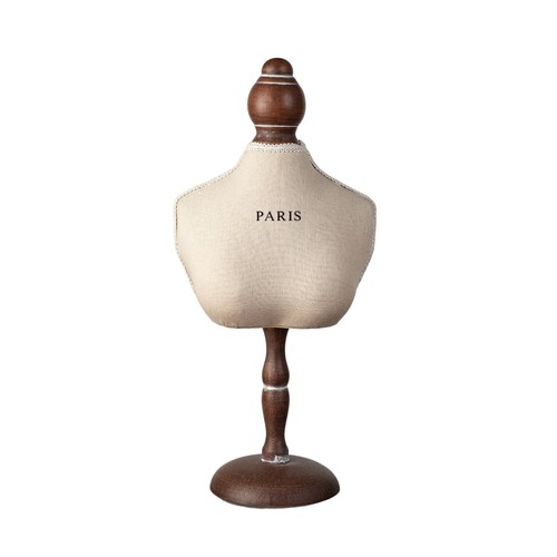 Mannequin bust with - with, wooden