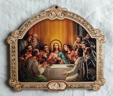 The Last Supper Wooden Plaque