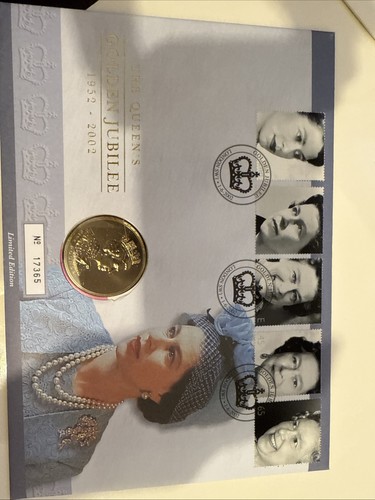Stamp and coin cover - fdc, £5