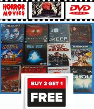 Horror & Thriller DVD Slasher Supernatural Ghosts Monster Vampire Zombie Hammer