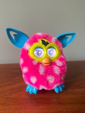Furby Boom Hasbro 2012 Pink & White Polka Dot Toy Pet  - VGC