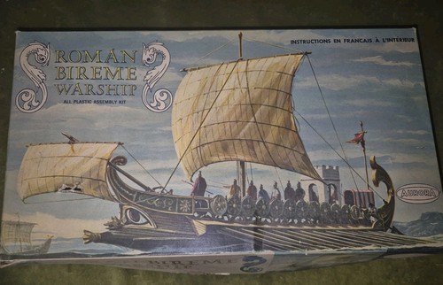 Vintage aurora roman bireme - aurora,