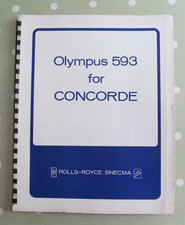 OLYMPUS 593 FOR CONCORDE ENGINE INFORMATION BROCHURE ROLLS ROYCE SNECMA 1975