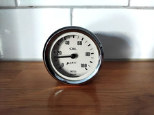 CLASSIC MINI COOPER S RARE GENUINE SMITHS MAGNOLIA OIL PRESSURE GAUGE DIAL CLOCK