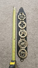 Vintage Leather Strap 5 Brass