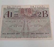 PETROL COUPONS 16th August