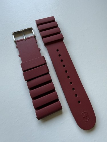 Victorinox red rubber watch - victorinox,