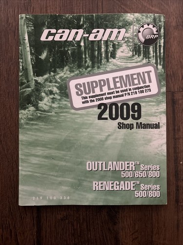 Can 2009 outlander - 500, 650