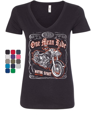 One mean ride women neck - one,