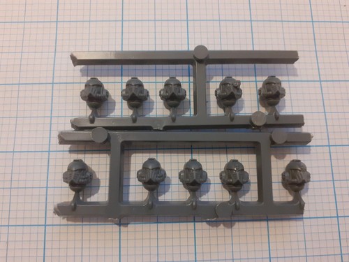 10x helmet heads - helmet, mk