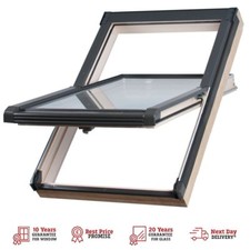 Pine Roof Window Centre Pivot Loft Wooden Timber Skylight Rooflight 