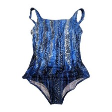 Anita Blue Snakeskin One-piece Swimsuit Tummy Control