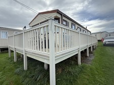 Solar Deck Caravan Wrap around Decking with Steps and Gate. For caravan 32 x 12