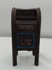 US MAIL CAST IRON PIGGY BANK