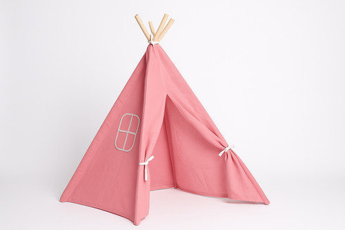 Kids canvas teepee tent - kids,