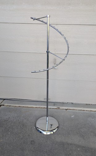 Retro chrome metal spiral - metal,