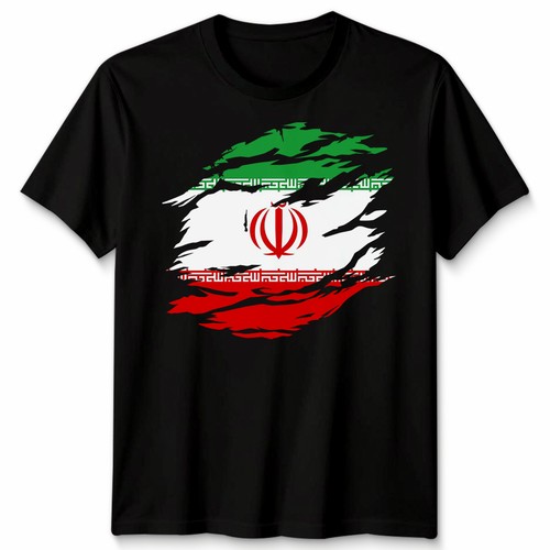 Torn iran flag unisex - torn,