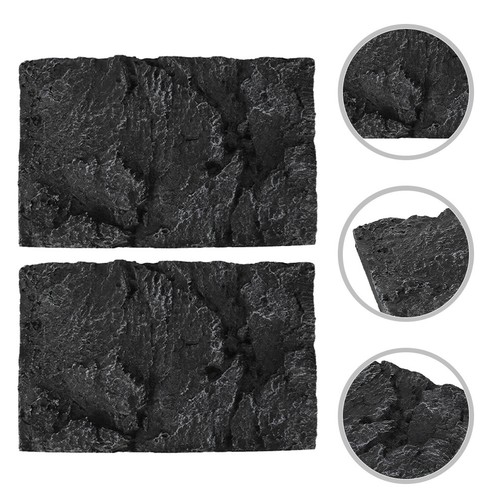 2pcs black reptile - pu,
