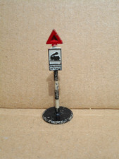 Dinky toys road sign - , vintage