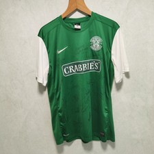 Hibernian Edinburgh  2013 - 2014 Home Nike Shirt size Adult Large L