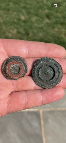 Roman ad bronze gold - roman, bronze/gold
