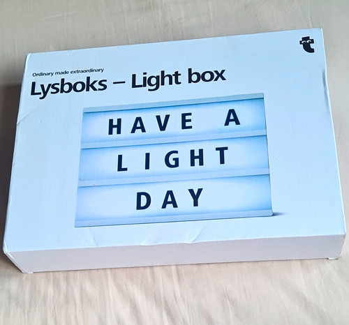 Lysboks led light - lysboks, box