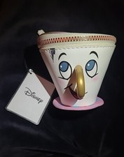 Disney CHIP CUP Child Bag / Purse  Pink BEAUTY and The BEAST *Fast Combined P&P*
