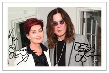 SHARON & OZZY OSBOURNE Signed